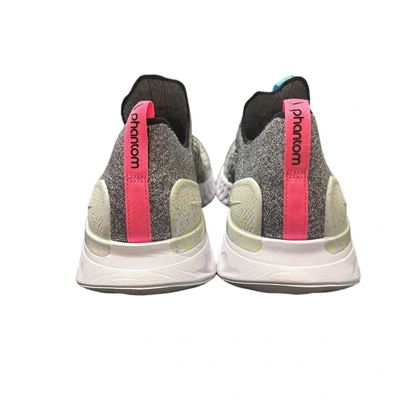 Nike React Phantom Run Flyknit 2 Men's Sz 13 Road Running Shoes CZ7865-100 NWOT - Picture 3 of 4